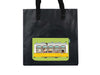 shopping bag *Tiago M.* green & yellow tram
