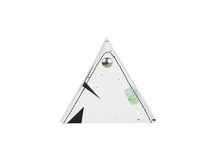 triangle purse publicity banner white & black