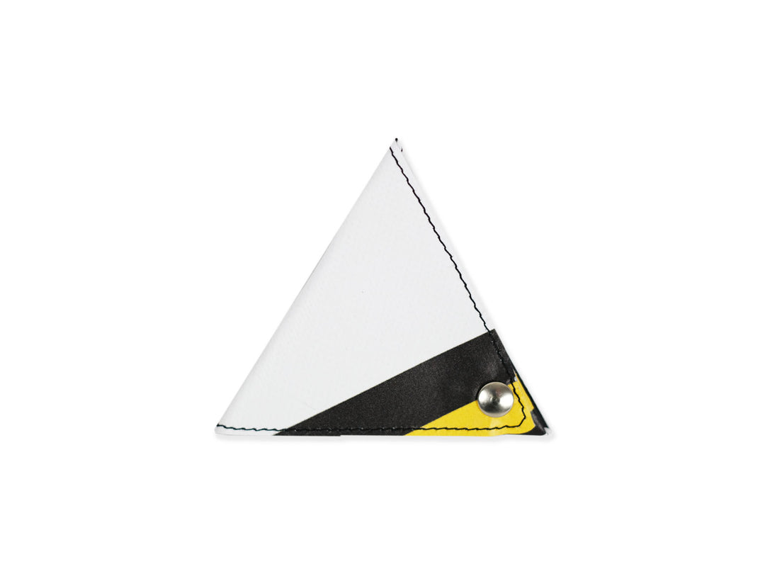 triangle purse publicity banner white & black