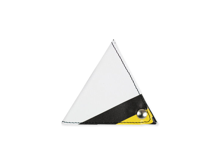 triangle purse publicity banner white & black