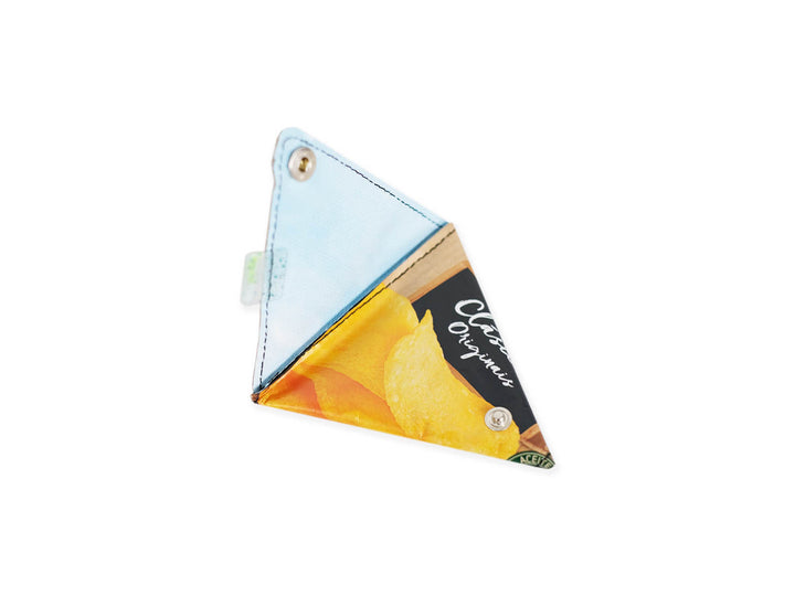 triangle purse chips package brown