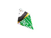 triangle purse chips package green