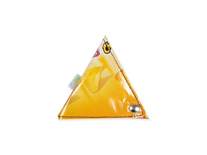 triangle purse chips package orange & red