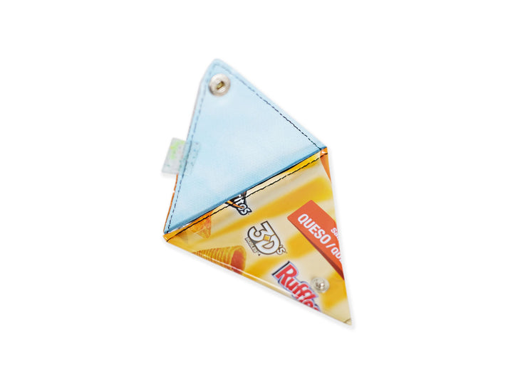 triangle purse chips package orange & red