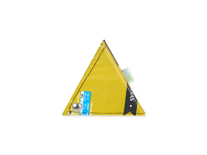 triangle purse chips package mustard