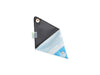triangle purse publicity banner light blue