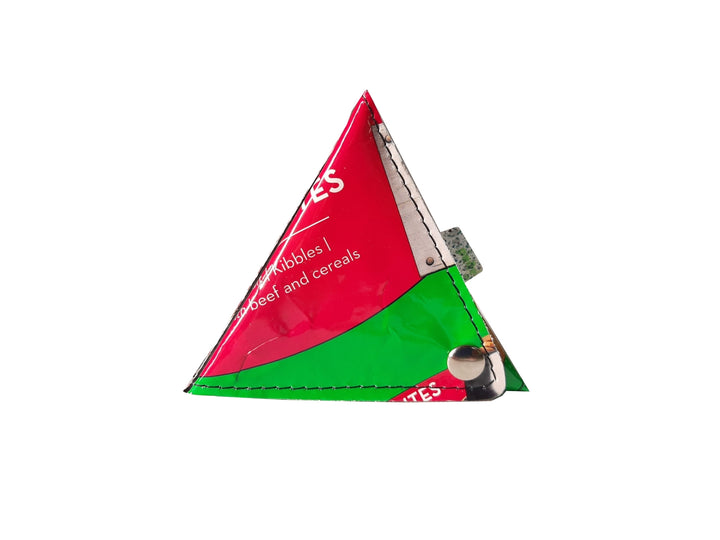 triangle purse dog food package pink