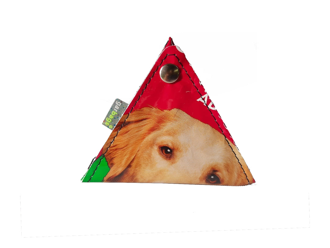 triangle purse dog food package pink