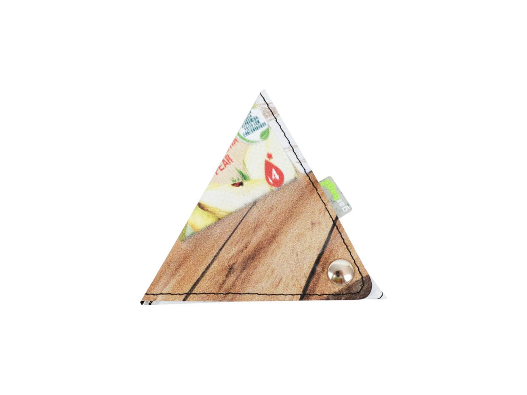 triangle purse publicity banner brown