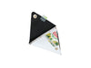 triangle purse publicity banner brown