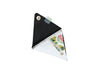 triangle purse publicity banner yellow