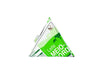triangle purse milk package green