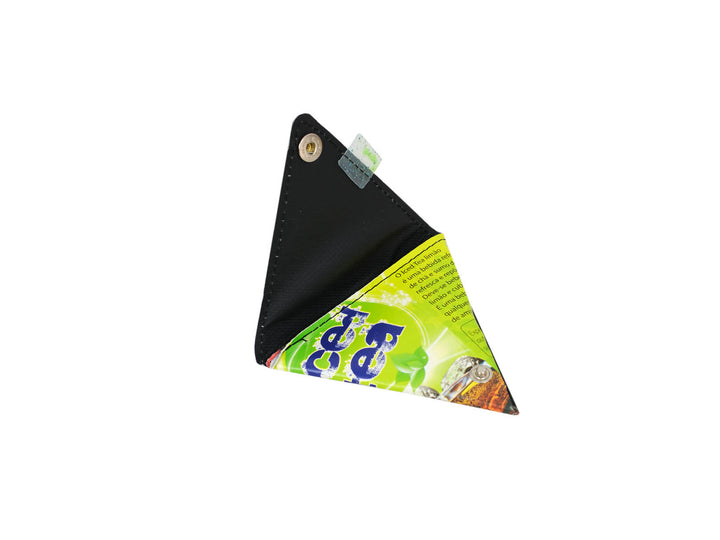 triangle purse juice package green