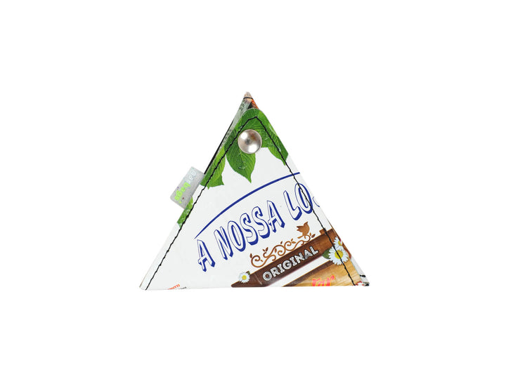 triangle purse juice package white