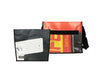messenger bag XL publicity banner grey yellow & red 01